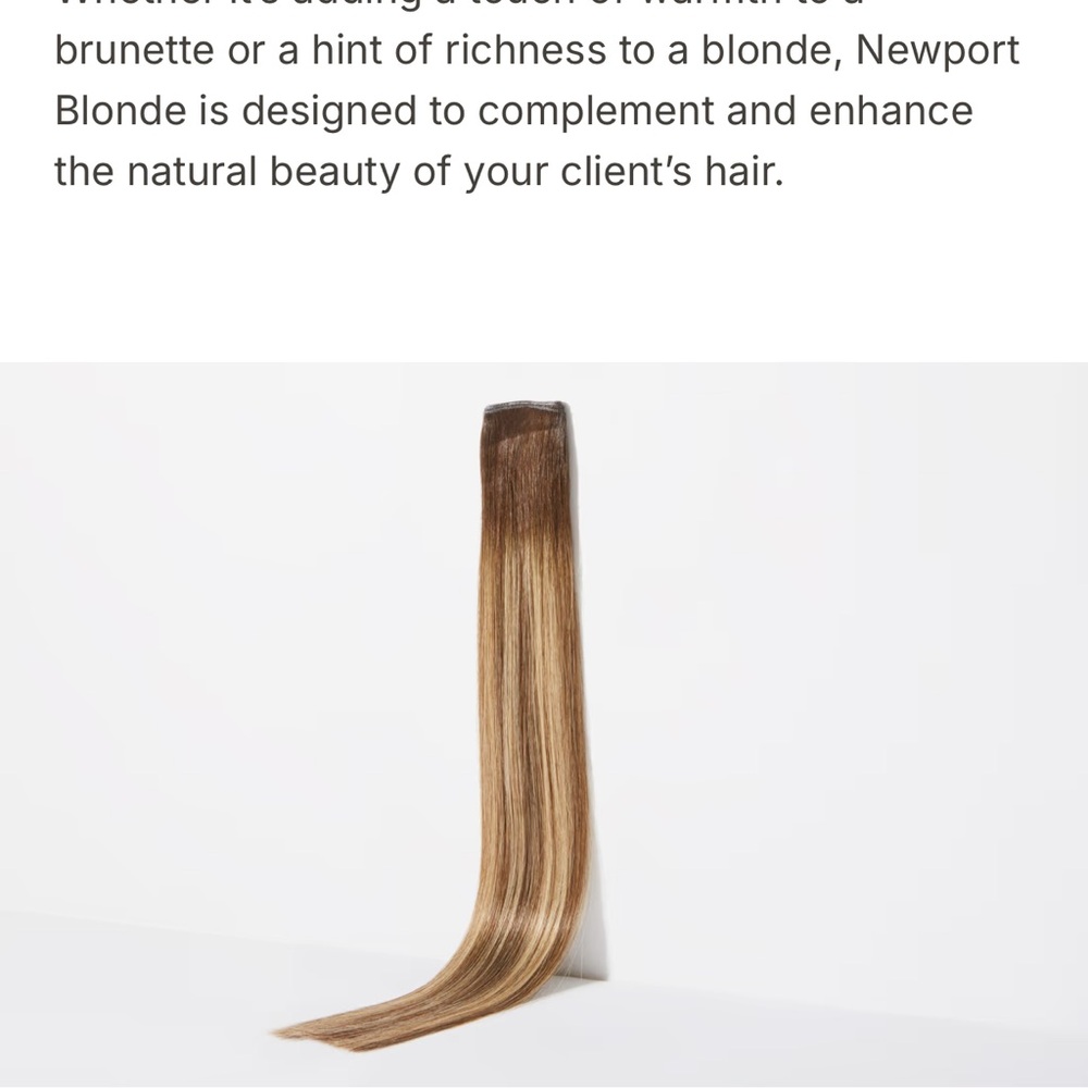 NWT Covet and Mane weft -- Newport blonde